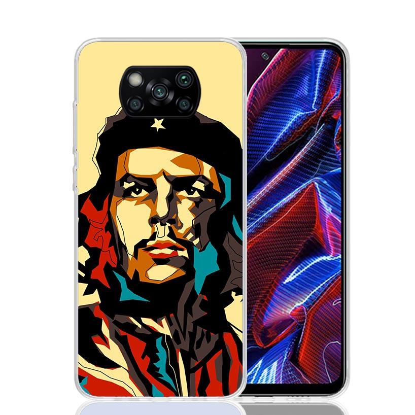 Che Guevara Cigarett Phone Case For Xiaomi Poco X7 X6 X5 Pro F7 Ultra Redmi 15C 15 13 13C 12 12C 10 10A 10C 9 9A 9C 9T Cover Poc