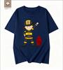 Simple Cartoon Firefighter Printed Tshirt Pays Tribute To The Daily Commuting Short Sleeved Reverse Traveler