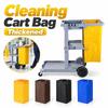 Waterproof Janitorial Cart Bag Cleaning Cart Trash Bag  for Hotel Motel and Cleaning Service Carts