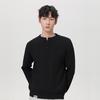 Mark Fairwhale Men's Henley Neck Knit Sweater
