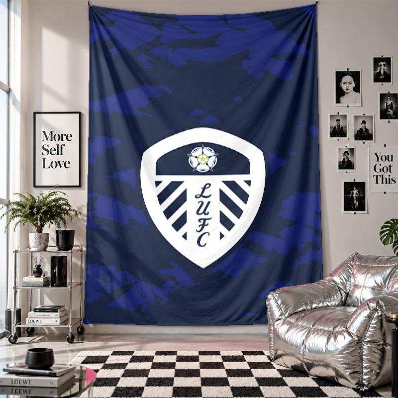 Wall TapestryLeeds United Art Hanging Cloth Decorative Background Cover for Room Decoration