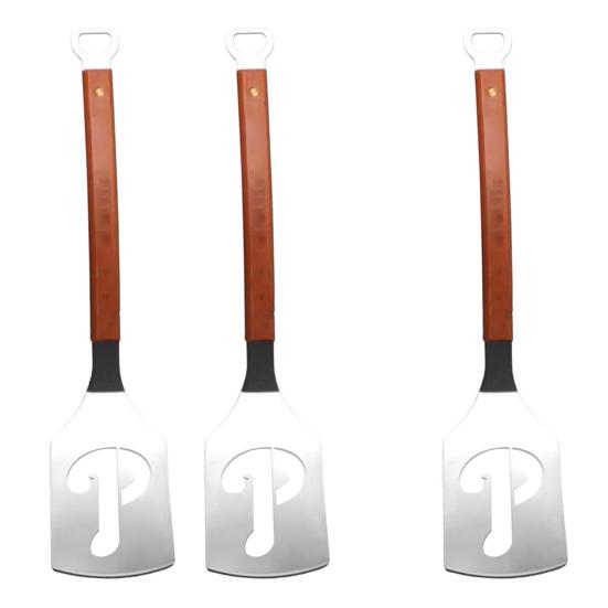 Grilovací obracečka s dřevěnou rukojetí Nerezová obracečka na hamburgerové placičky Profesionální dutá obracečka snižující zbytky tuku na placičky slaninu