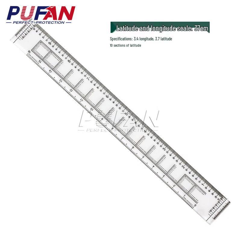 Pufan Geographical Coordinate Scale Ruler