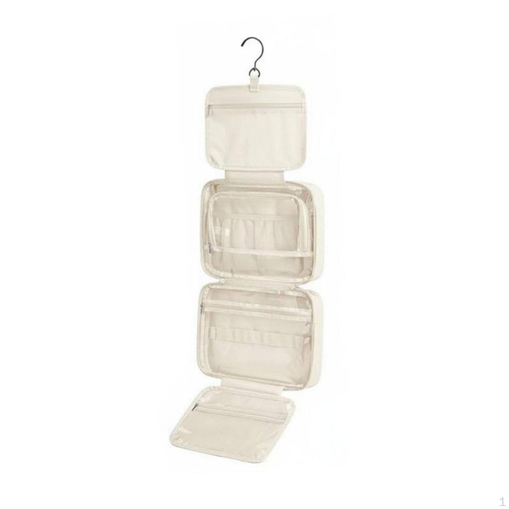 Foldable Hanging Toiletry Bag Water-Resistant Easy To Clean