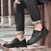 38-48 Large Size Leather Shoes Men's Microfiber Leather Soft Bottom Winter Men's Shoes Business Casual Leather Shoes
