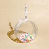 12*12cm Circular Design Garage Kit Display Portable PVC Pendant High Transparency Three-dimensional Storage Bag Cute Doll 9 Colors
