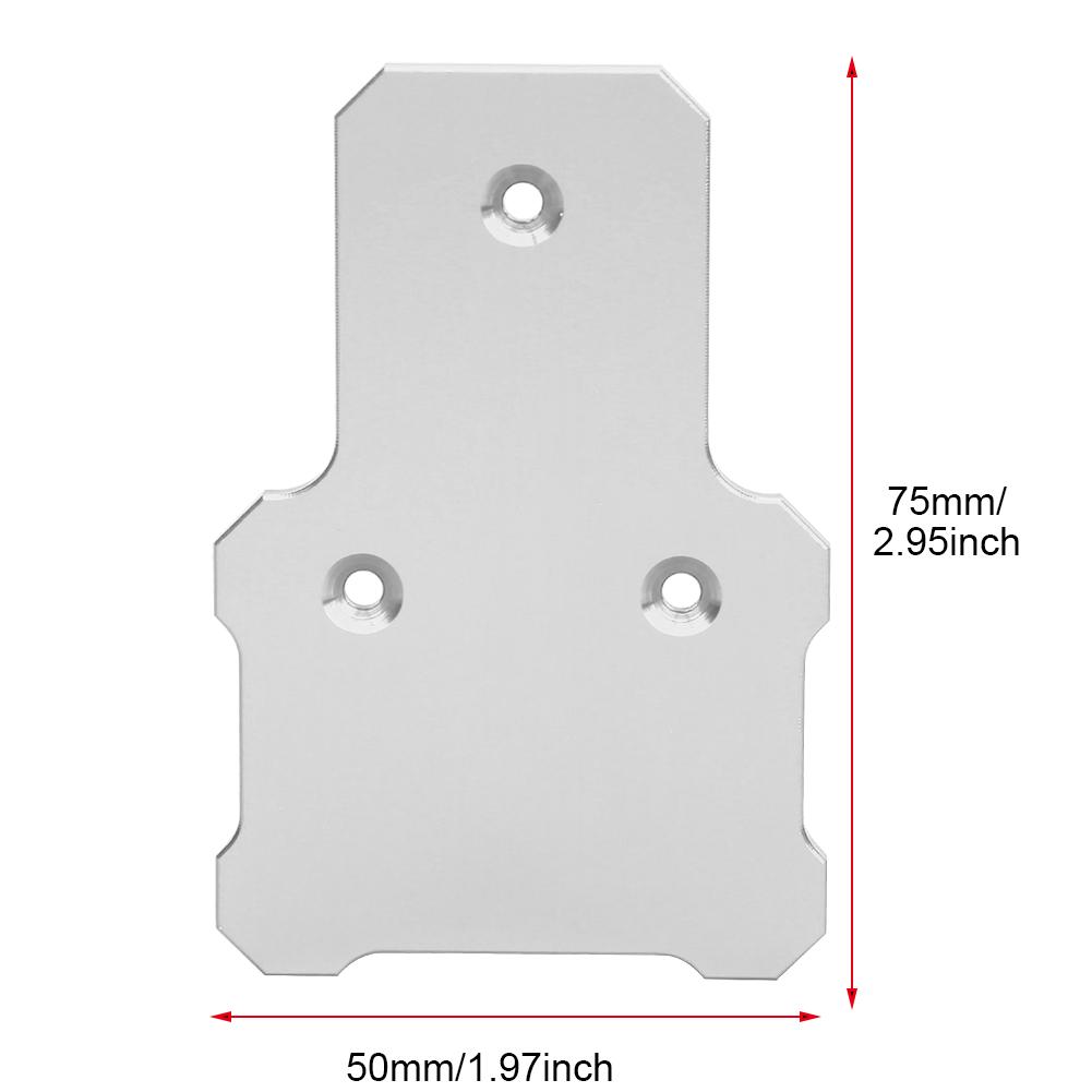 Electric Speed Controller Plate Upgrade Accessories Fit for RGT 136100 1 10 Crawler RC CarSilver