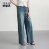 Yalida Women's High Waisted Loose Fashion Straight Leg Jeans