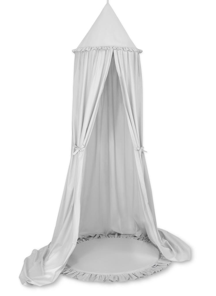 Play Mat with Ruffles - Gray
