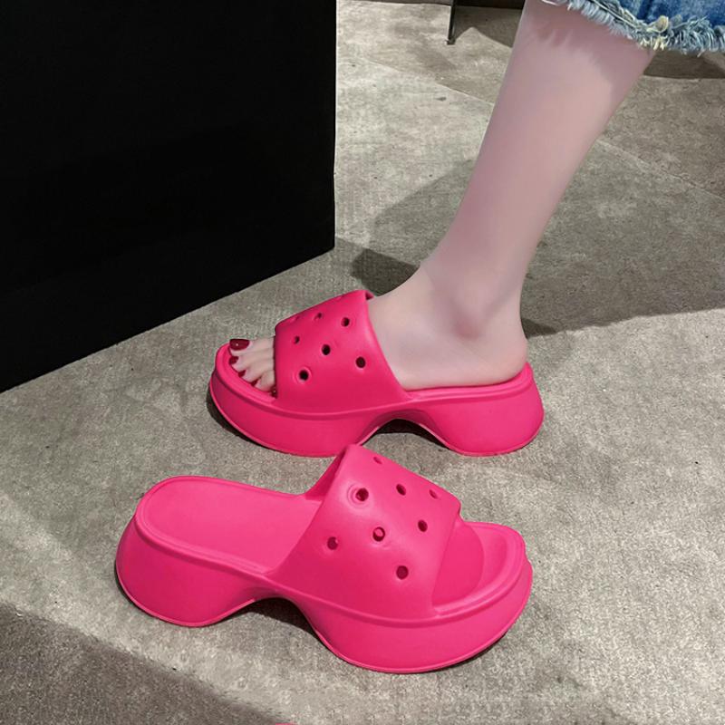 Heeled Shoes Woman Unique Features High-quality Outdoor Slippers Super Soft Lightweight Fashionable Wedge Sandals