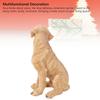 Resin Dog Statue Anti Fade Dog Decorative Figurine Cute Puppy Statue  Home