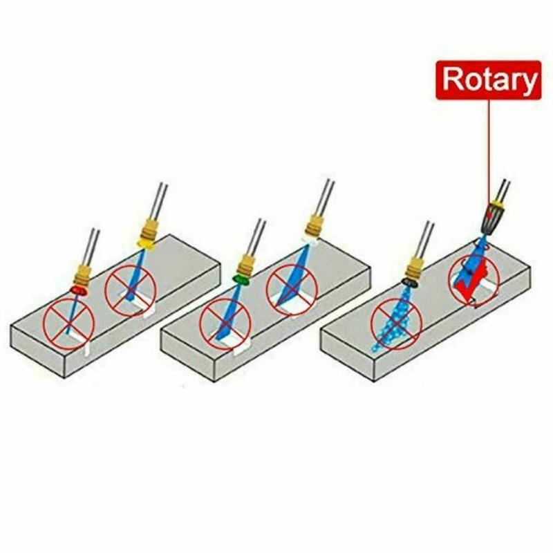 1/4" High Pressure Washer Rotating Turbo Nozzle 4.0 Gpm 4000psi Quick For Cleaning Asphalt Concrete