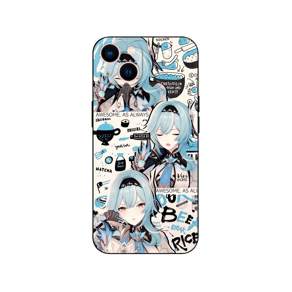 

Черный чехол TPU для Samsung Galaxy F23 M12 M22 M23 M32 4G M52 5G M30S M21 Genshin Impact Anime Samsung M32 4G