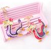 Chinese Zodiac Dragon Keychain Luxury Rhinestone DIY Backpack Handbag Decoration Key Ring Pendant Ornament New Year Spring Festival Gift