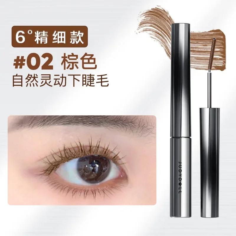 Judydoll Mascara Tubo in Acciaio Impermeabile Sottile Senza Macchie Marrone Arricciante Metallo Piccolo Tubo Argentato Mascara