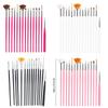 Professional Nail Art Brushes And Dotting Tools Set 15Pcs For Gel Nails UV Gel Designs Comfortable and Practical Handle