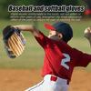1pc Baseball Gloves, Softball Gloves Sports Batting Gloves PU Leather Gloves, Left Hand Glove, Right Hand Throw