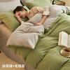 100% Cotton Bedding Set Dormitory Or Small Bedroom Sheet Duvet Cover Pillowcases In Modern Minimalist Style