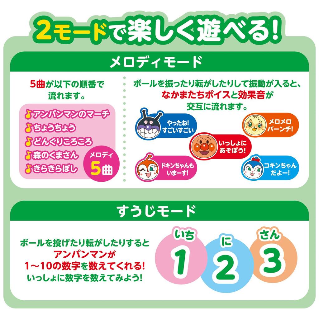 Developing the Brain Anpanman Soft Melody Ball ~ ~