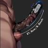 Reusable Men's Condom Penis Extender Male Enhancement Couples Adult Toys To Prolong Pleasure and Support Delayed Ejaculation Performance Enhancer