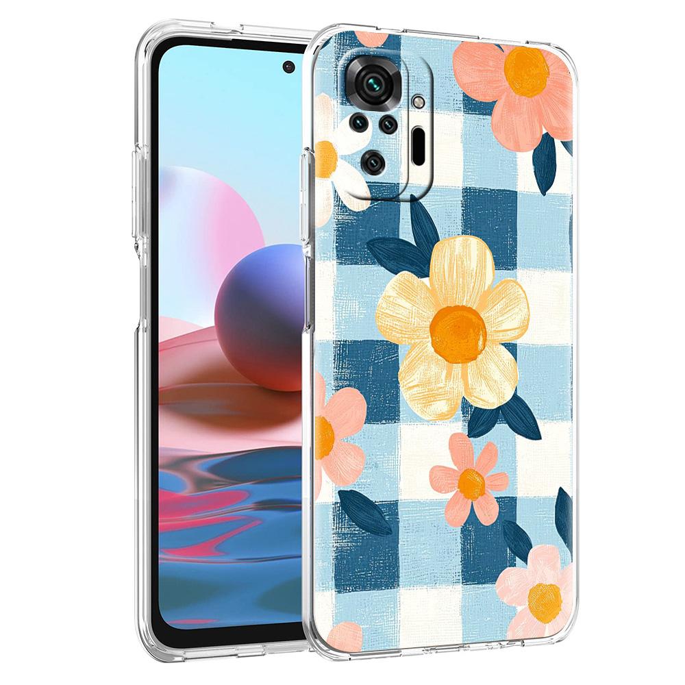Phone Case For Xiaomi Redmi Note 15 14 5G 13 12 10 11 Pro Plus 4G 14C 13C 12C Soft TPU Cover Stylish Flower Patterned Design