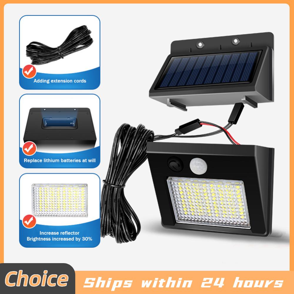 32LED/48LED Außen Gartenstrahler 1200mAh Wandleuchte IP65 Wasserdicht Solar Wandleuchten Lange Ausdauer für Veranda Terrasse Hof