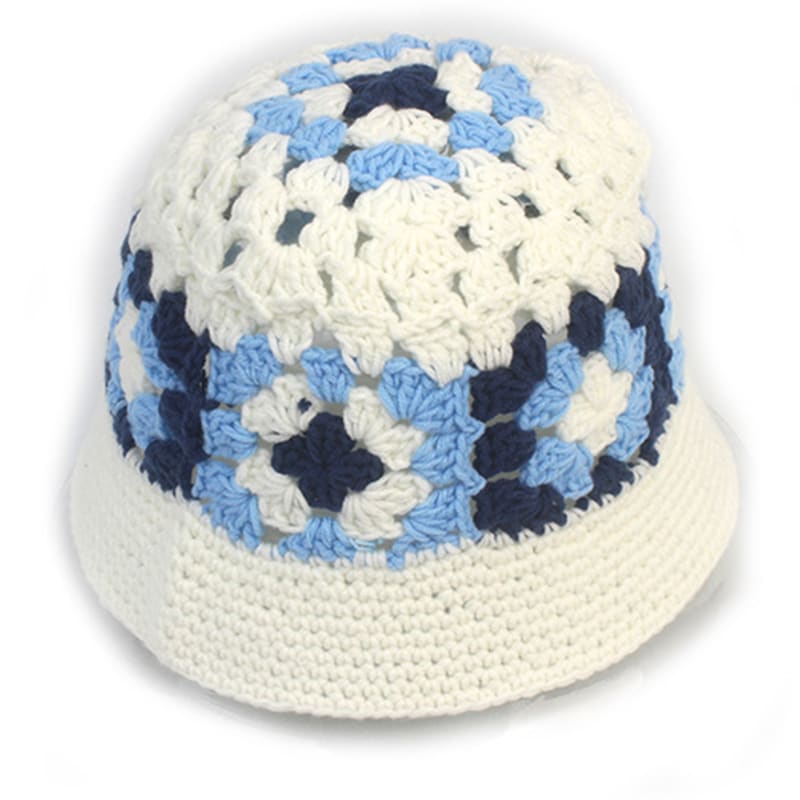 

Universal chemistry Square White Knit Bucket Hat FREE