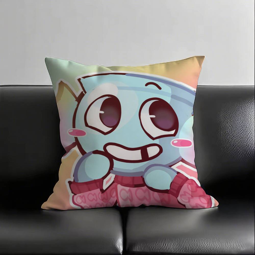 1Pc Anime D-Dandys World Finn Pillow Case Fashion Square Pillowcase Bedroom Sofa Room Ins Decoration Leisure