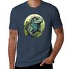 Cute Adorable Iguana In Nature TShirt Plus Size Outdoor Casual Top TShirt