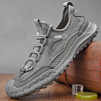 Fashion Italian Brand High-quality Casual Shoes Men's Outdoor Hiking Shoes Classic Khaki Color Breathable Lightweight Men's Sports Shoes