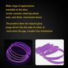 2M Auto Car LED Strip Light Interior Decor Atmosphere Wire Strip Lamp 12V Purple