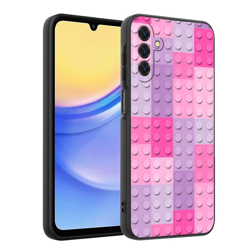 Fashion Building Blocks Pattern Soft Phone Case for Samsung A17 A37 A57 A16 A26 A36 A56 A15 A25 A35 A55 A14 A24 A34 A54 A13 A23