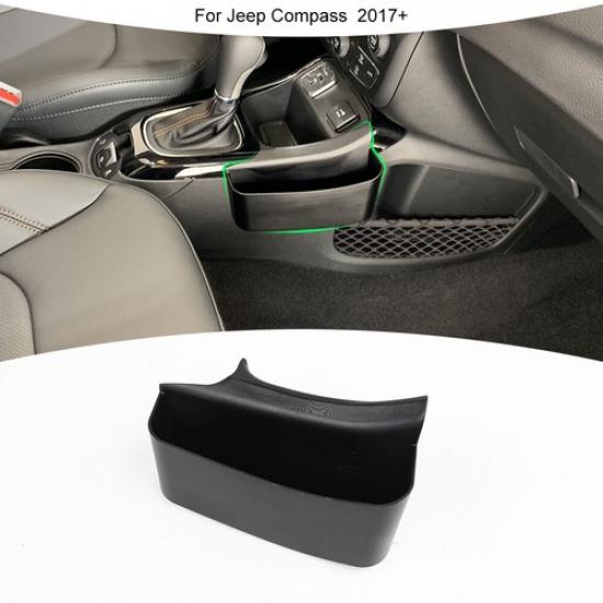 Center Console Gear Shift Storage Box Tray For Jeep Compass 2017+ Accessories