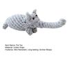 Rope Dog Toy Animal Shape Rope Toy To Keep Dogs Busy Carrot Puppy Chew Toy Tug of War Toy for Small Medium Dogs Indoor Outdoor Play