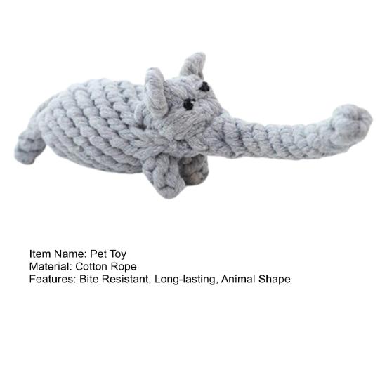 Rope Dog Toy Animal Shape Rope Toy To Keep Dogs Busy Carrot Puppy Chew Toy Tug of War Toy for Small Medium Dogs Indoor Outdoor Play