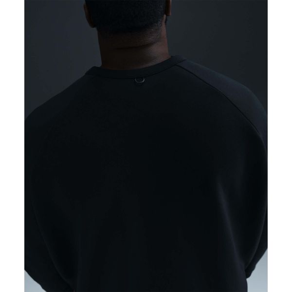 Nike Dri-Fit 24.7 Serie Lässiges Einfaches Rundhals Langarm Sweatshirt Herren Sweatshirt Schwarz Dunkelrauchgrau HQ6965-010