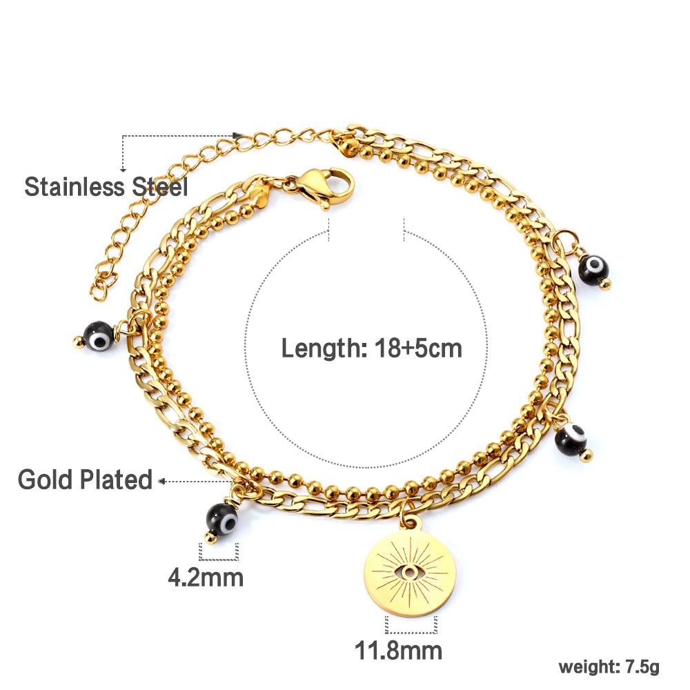 Eye of The Devil Electroplated Metal Jewelry