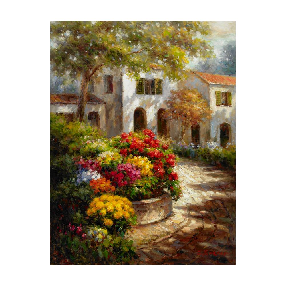 Canvas Painting Classic Europe Natural Idyllic Forest Landscape Picture Vintage Home Wall Art Poster and Prints Wall Art Picture Home Decor