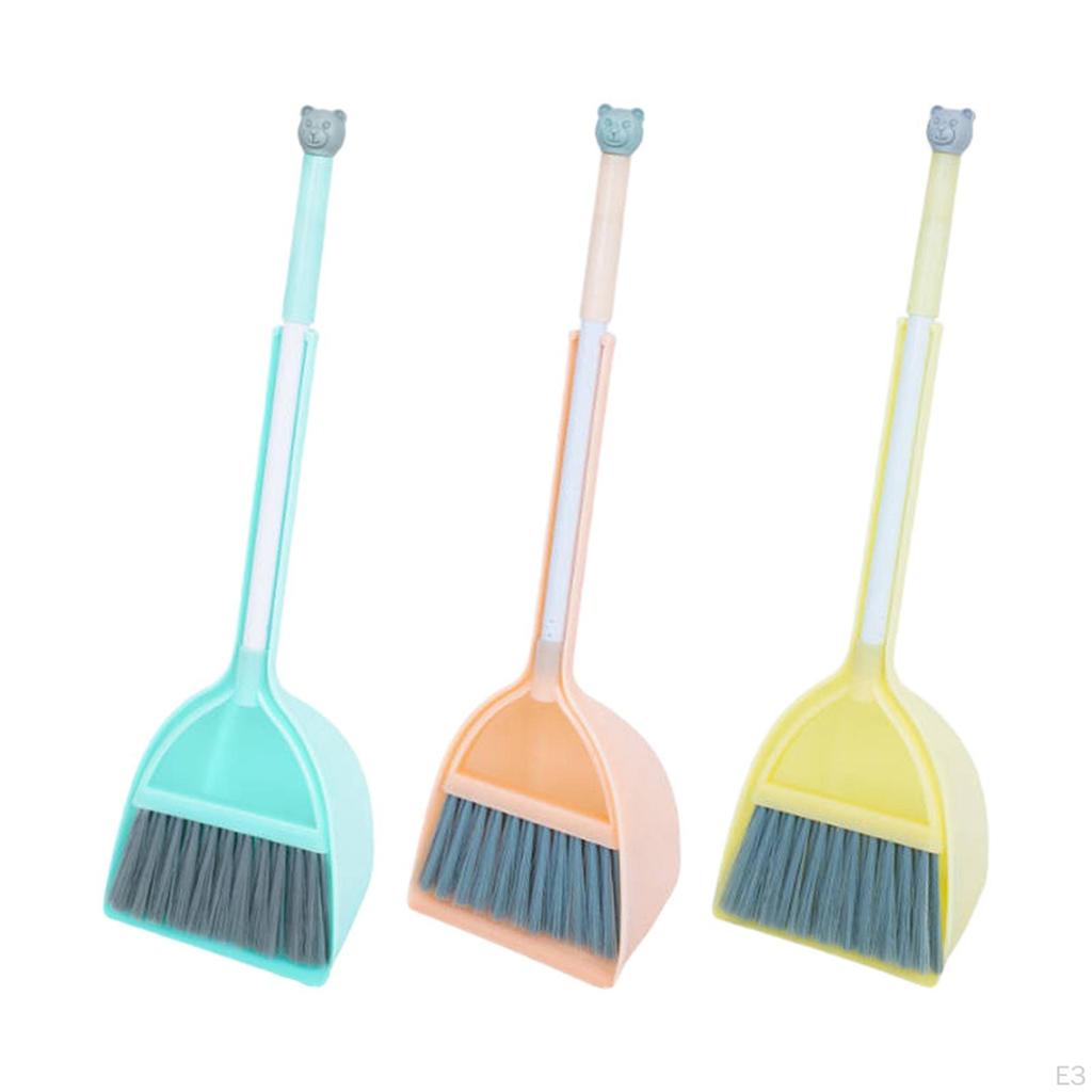 Children Cleaning Broom Dustpan Set Kids Valentines Day Gifts Toddlers Toys for Age 2~5