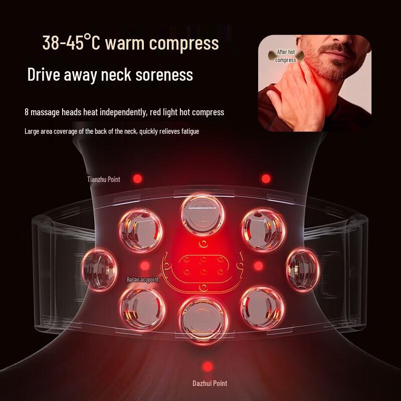 AUX Neck and Shoulder Cervical Massager CN plug (adapter included)