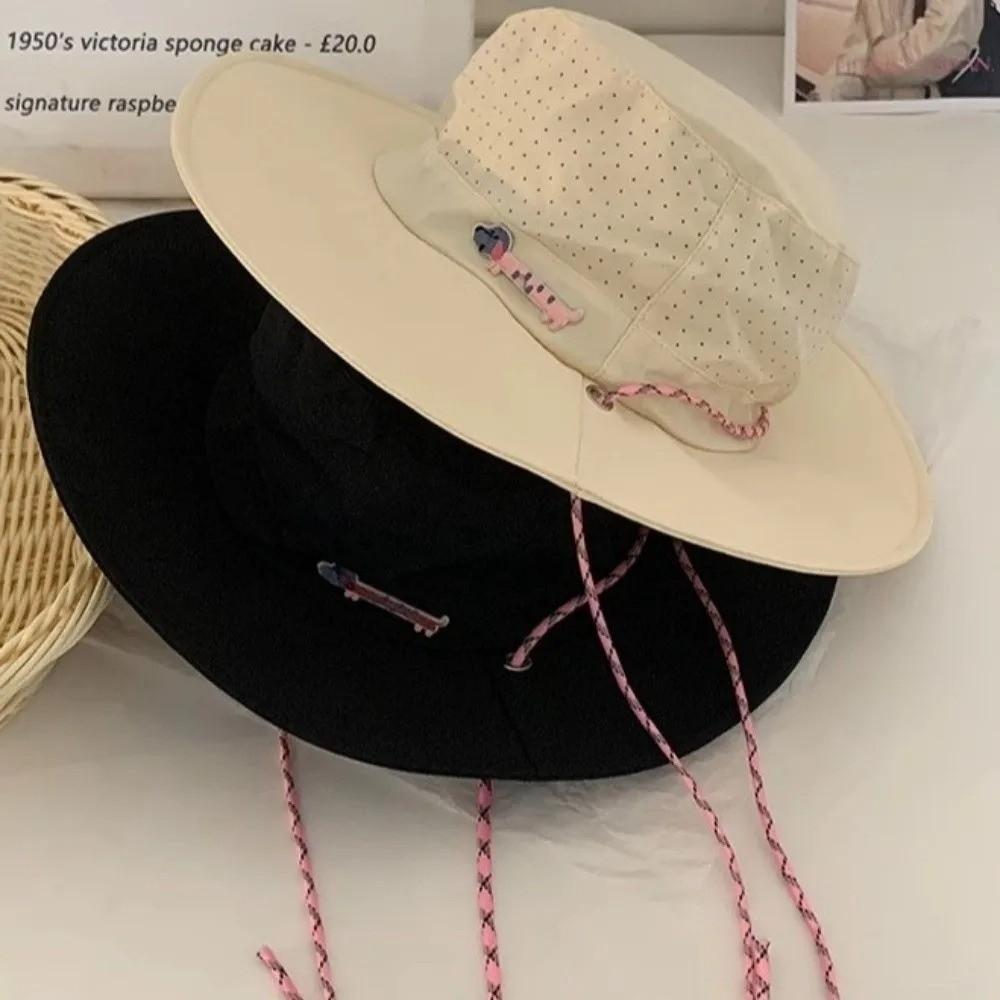 Breathable Fisherman Hat Foldable Bucket Hat Fashion Sun Cap Women