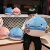 15/25/40cm Whale Plush Toy Lovely Sofa Ornament Soft Sleeping Accompany Plushies Stuffed