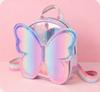 Modischer Mädchen-Rucksack mit Laser-Schmetterlings-Design, Kinder-Mochila für Kinder