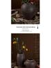 Zen-Style Rustic Pottery Vase for Dried Flowers and Succulents: New Chinese Retro Design