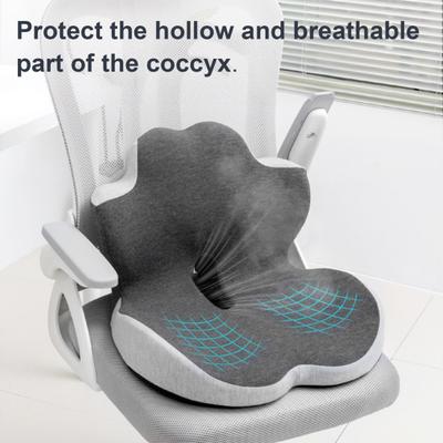 Seat Cushion with Backrest Memory Foam Back And Seat Cushion Pressure Relief