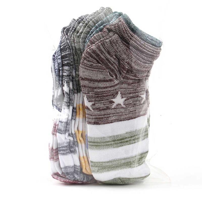 Everyday MAN Casual Ankle Socks 10 Pairs Mixed Colors