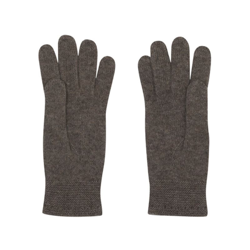 CALLAITE 100% Kaschmir Ganzkörper-Strickhandschuhe - Braun