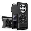 KEYSION Magnetic Phone Case for Redmi Note 14 Pro 4G 5G 14 Pro+5G Slide Camera Protection Upright Kickstand Ring Shockproof Cover for POCO X7