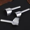 12Pcs Half-Round Cutter Punching Tool Leather Edging Burnisher Leather Edging Slicker Tool for Leather Belt Wallet Bag