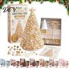 Unique Desk Accessories DIY Christmas Tree Beading Kit for Adults Beginners, Handmade 3D Ornament with Full Desktop Bookshelf Tools And Plastic Beads